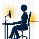 Icône stylisée représentant une analyse de posture